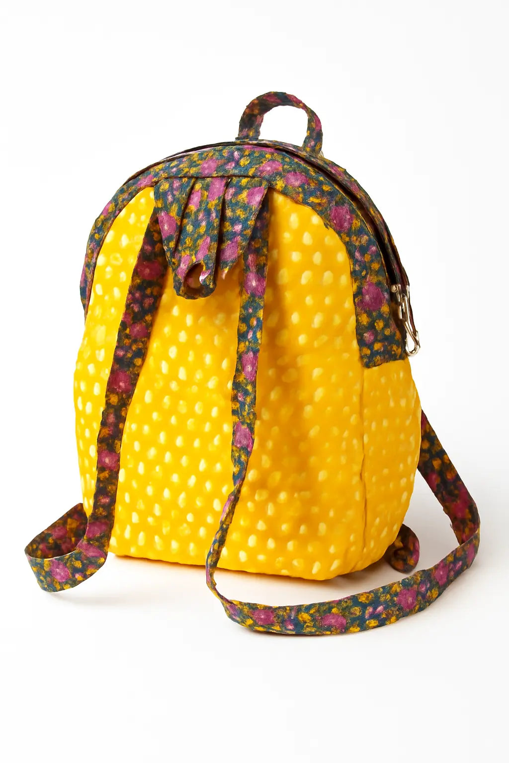 Handmade Quilted Patchwork Mini Backpack for Women | Lightweight, Colorful, Everyday Tote