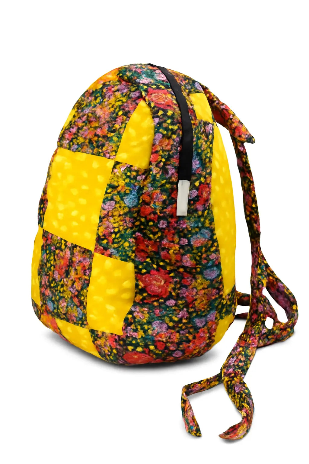 Handmade Quilted Patchwork Mini Backpack for Women | Lightweight, Colorful, Everyday Tote