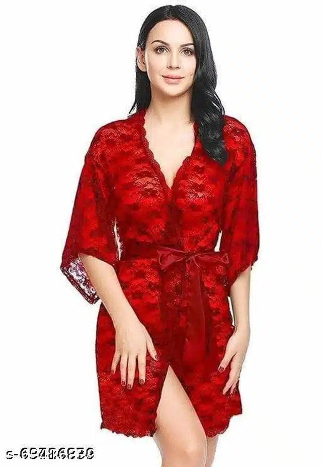 Babydolls for Women (Red, S) (Set of 1)